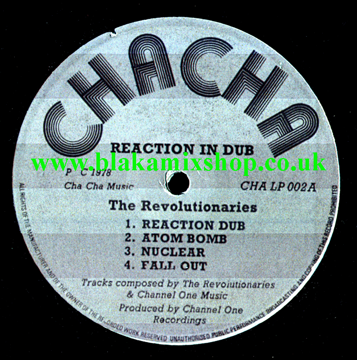 LP Reaction In Dub- THE REVOLUTIONARIES