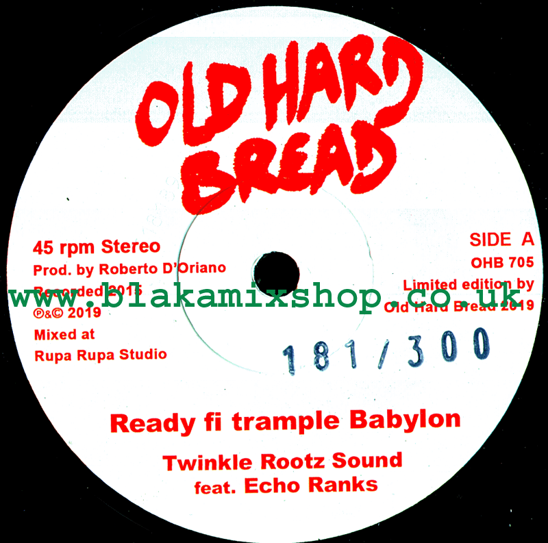 7" Ready Fi Trample Babylon- TWINKLE ROOTZ SOUND feat ECHO RANKS
