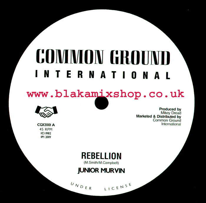 12" Rebellion/Guitar JUNIOR MURVIN