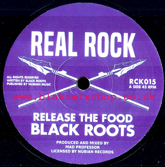 7" Release The Food/Dub BLACK ROOTS