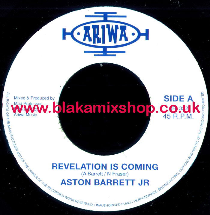 7" Revelation Is Coming/Dub ASTON BARRETT