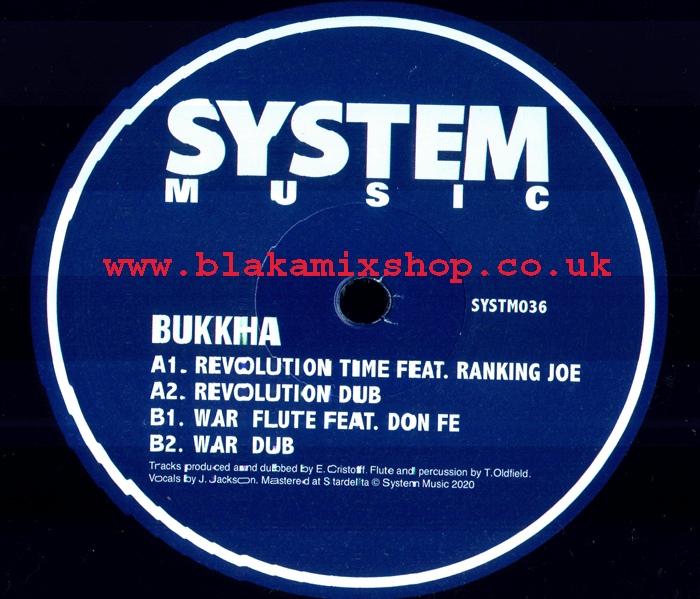 12" Revolution Time/War Flute BUKKHA ft. RANKING JOE/DON FE