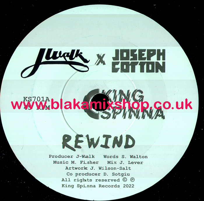 7" Rewind/Dub J-WALK & JOSEPH COTTON
