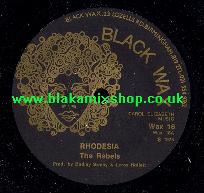 7" Rhodesia/Version THE REBELS