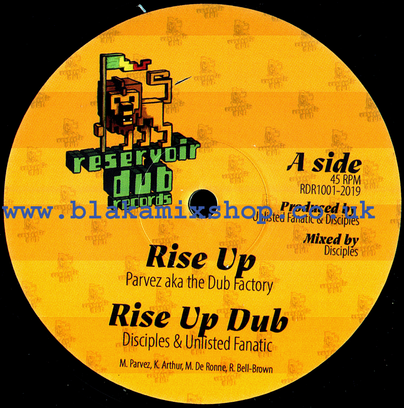 10" Rise Up/Legacy- PARVEZ aka DUB FACRORY/DISCIPLES/UNLISTED F