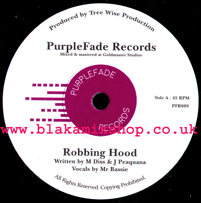 7" Robbing Hood/Version- MR BASSIE