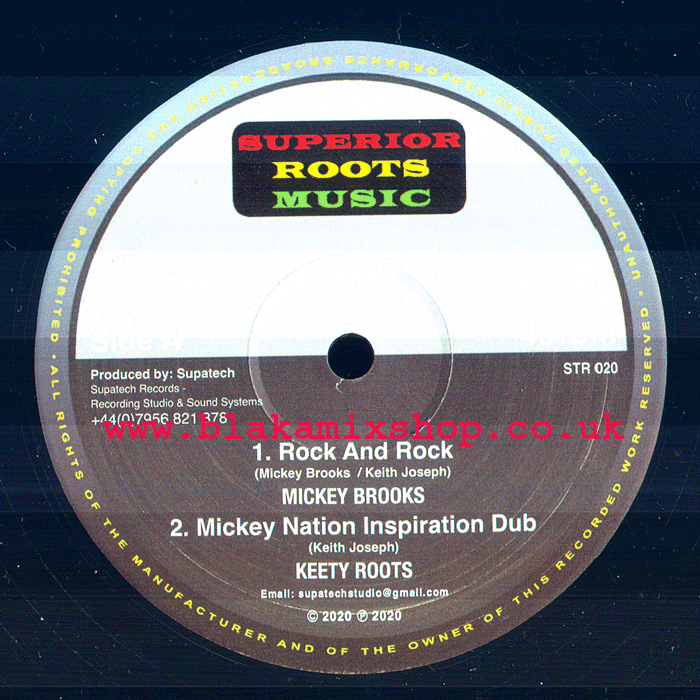 12" Rock And Rock/Children Of Creation 2 MICKEY BROOKS/ROBERT