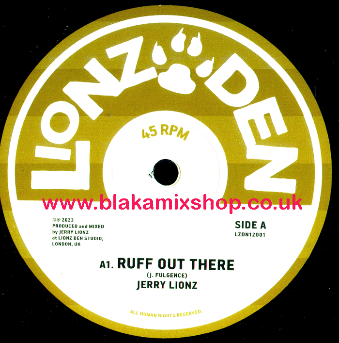 12" Ruff Out There [3 Mixes]  JERRY LIONZ