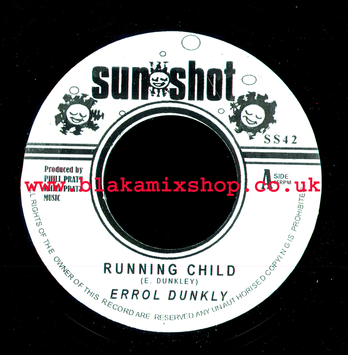 7" Running Child/Anniversary ERROL DUNKLEY/TROPICAL SHADOWS