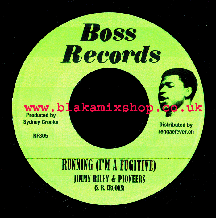 7" Running [I'm A Fugitive]/In Action JIMMY RILEY & PIONEERS/S