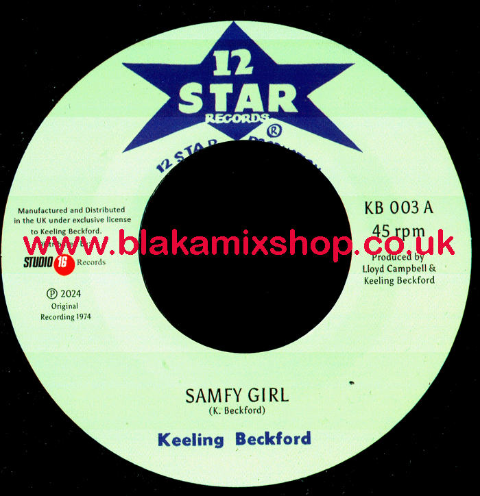 7" Samfy Girl/Version KEELING BECKFORD