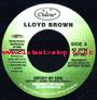 7" Satisfy My Soul/Version LLOYD BROWN