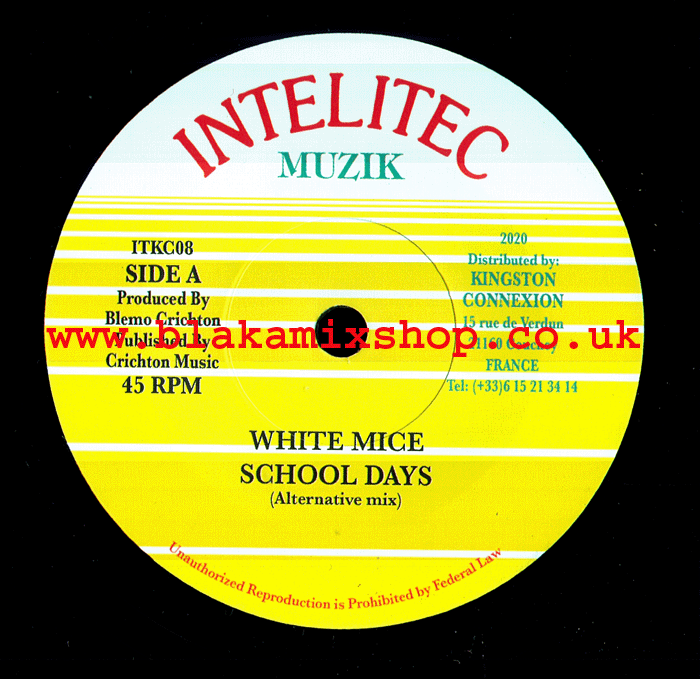 7" School Days/Version WHITE MICE