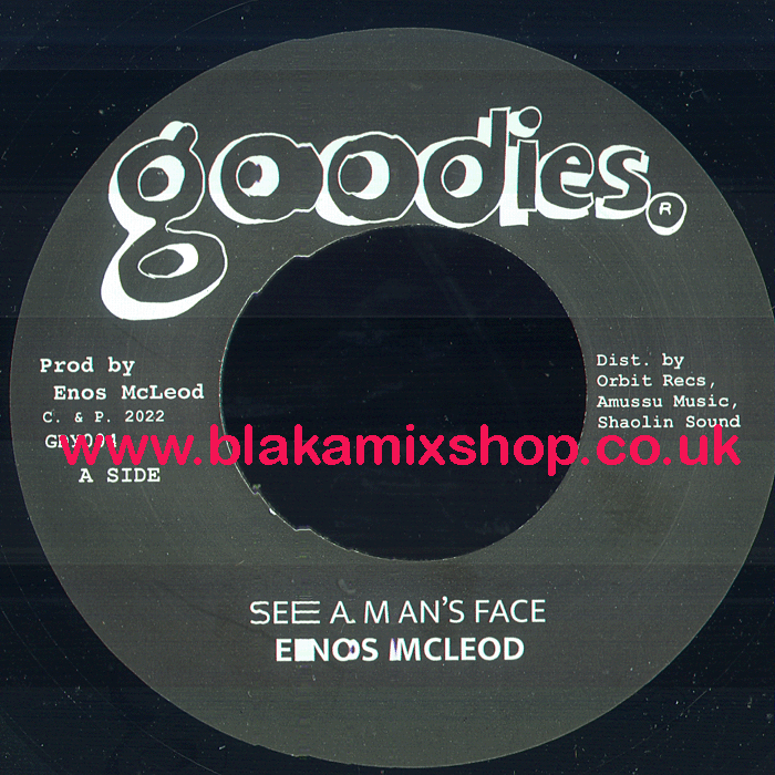 7" See A Man's Face/Dub ENOS MCLEOD