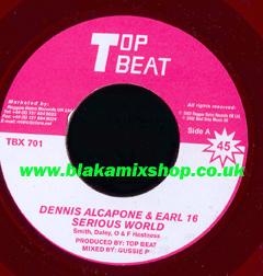 7" Serious World/Dub DENNIS ALCAPONE & EARL 16