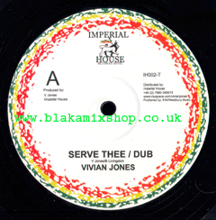 10" Serve Thee/Live Hate - VIVAN JONES