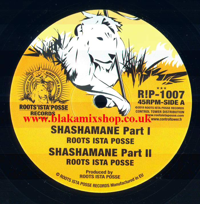 10" Shashamane/Beneath The Lion ROOTS ISTA POSSE