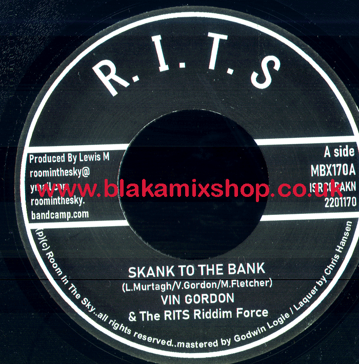 7" Skank To The Bank/Organic Horn [Medley] VIN GORDON/THE INN