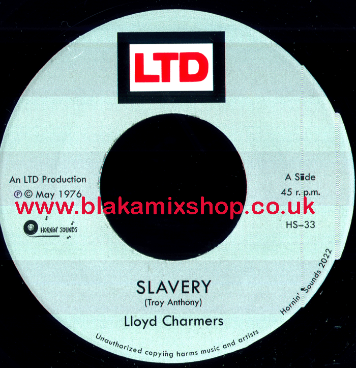 7" Slavery/Dub Slave LLOYD CHARMERS