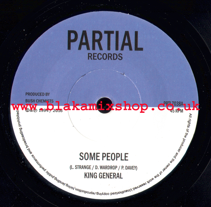 7" Some People/Dub KING GENERAL