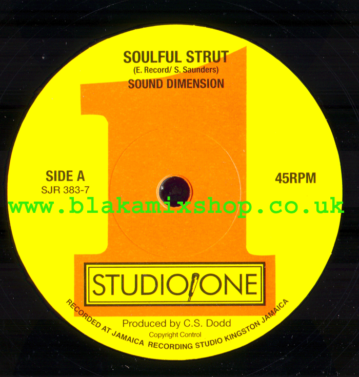 7" Soulful Strut/Time Is Tight SOUND DIMENSION