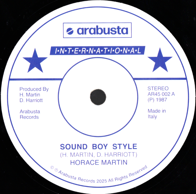 7" Sound Boy Style/Dub Style- HORACE MARTIN/CLEVIE & DANNY