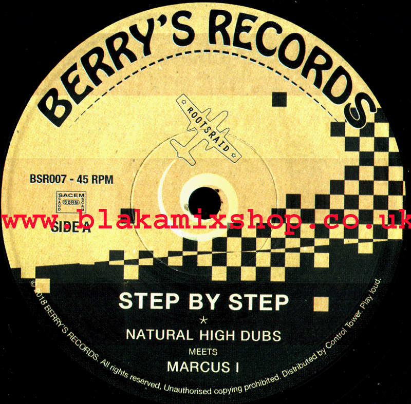 7" Step By Step/Dub  NATURAL HIGH DUBS meets MARCUS I