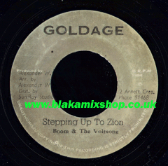 7" Stepping Up To Zion/Version BOOM & THE VOLTSONG