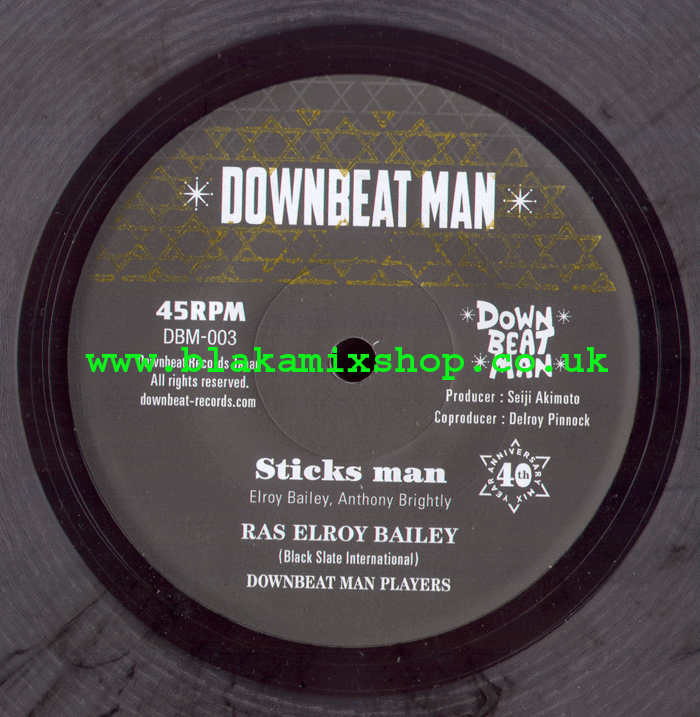 7" Sticks Man/Natina Man RAS ELROY BAILEY