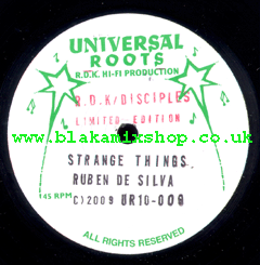 10" Strange Things/Jah Is The Ruler RUBEN DE SILVA/PETER ROOTS