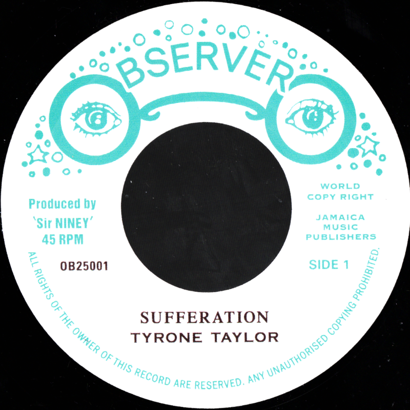 7" Sufferation/Version TYRONE TYLOR