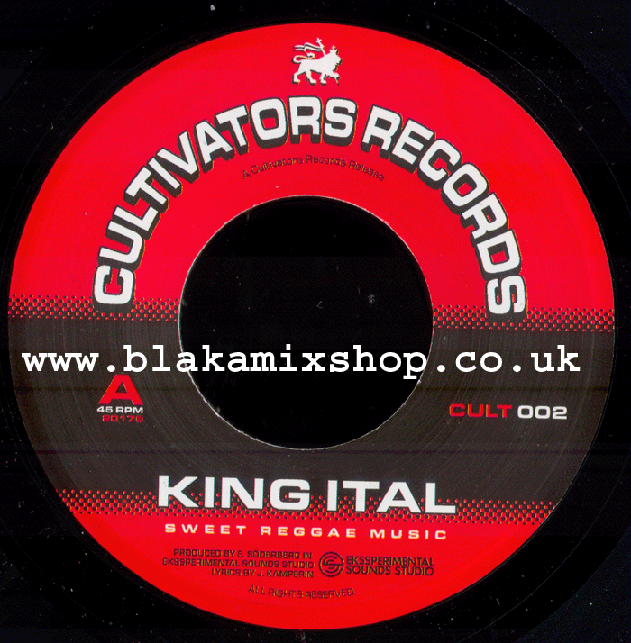 7" Sweet Reggae Music/Instrumental- KING ITAL