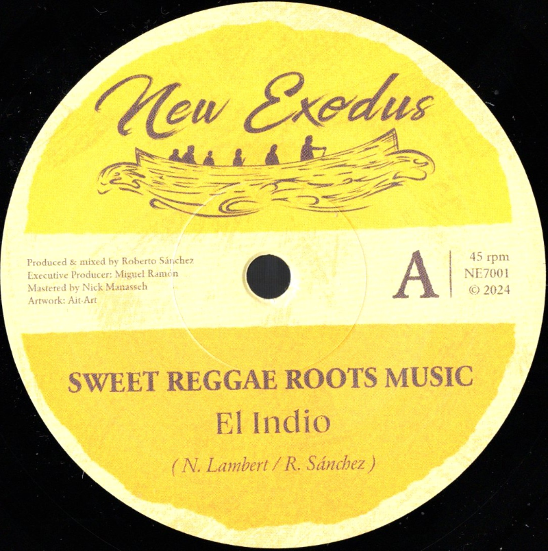 7" Sweet Reggae Roots Music/Version- EL INDIO/LONE ARK RIDDIM F
