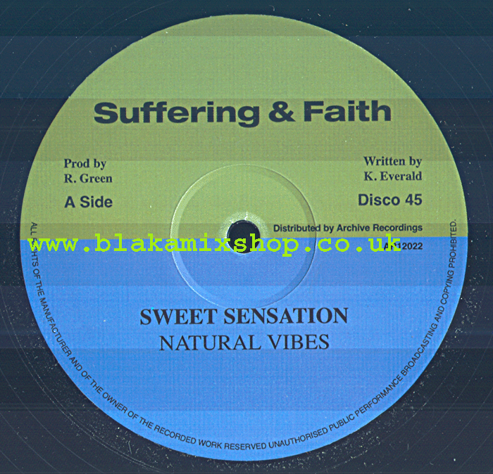 12" Sweet Sensation/Version NATURAL VIBES