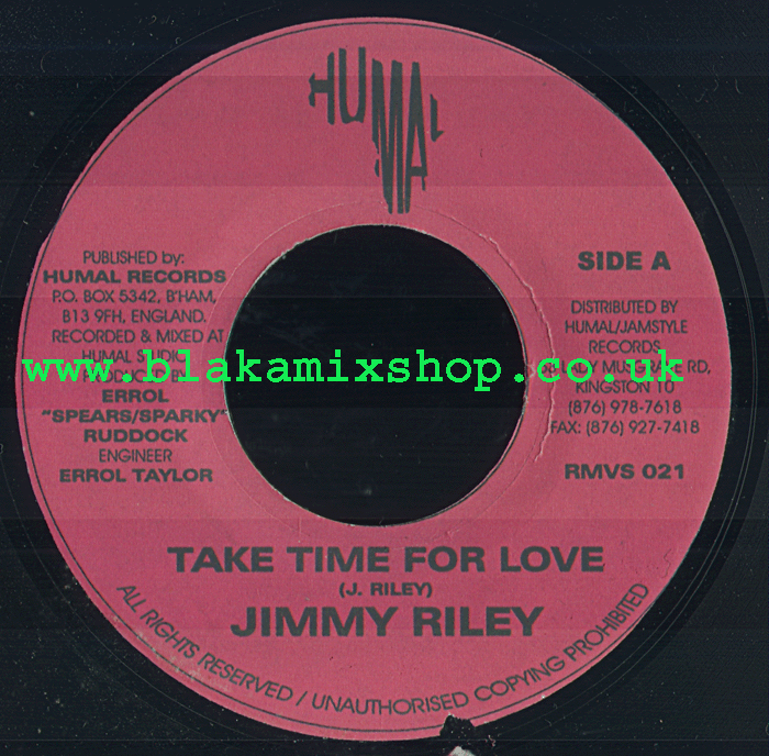 7" Take Time For Love/Version JIMMY RILEY