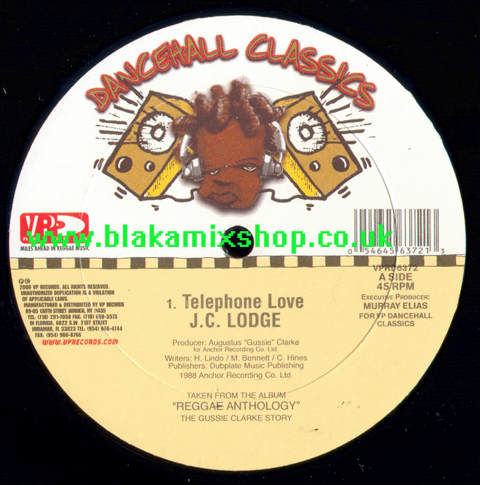 12" Telephone Love/Telephone Version J.C.LODGE