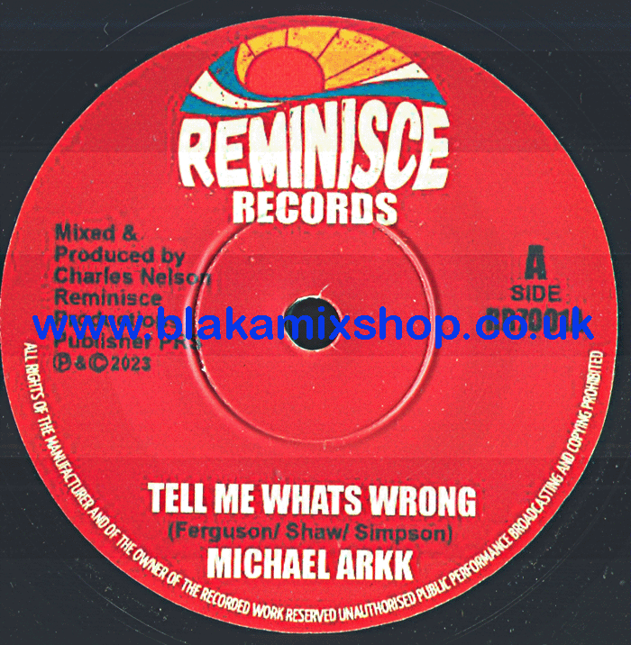 7" Tell Me What's Wrong/Dub MICHAEL ARKK