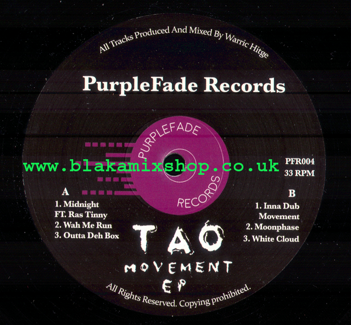 12" Tao Movement EP FT. RAS TINNY