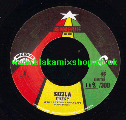 7" That's Y/My Day - SIZZLA/IBA MAHR