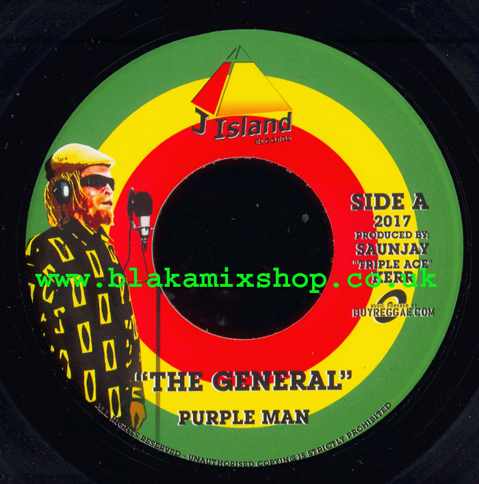 7" The General/Dub Mix PURPLE MAN