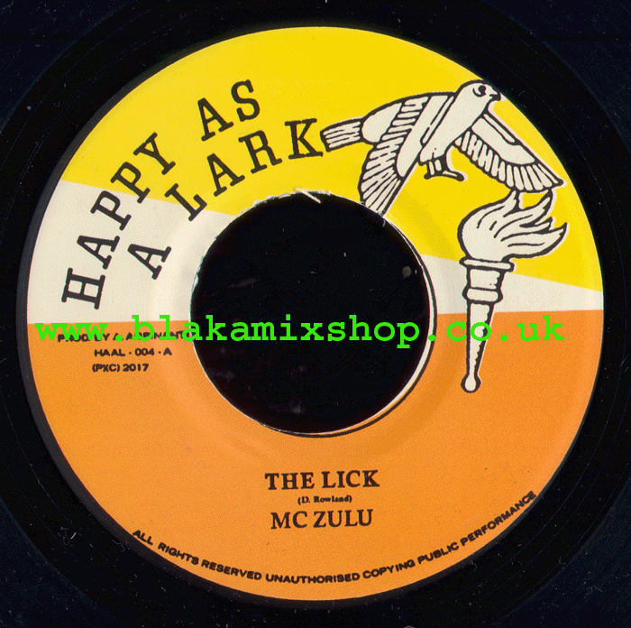 7" The Lick/Version MC ZULU