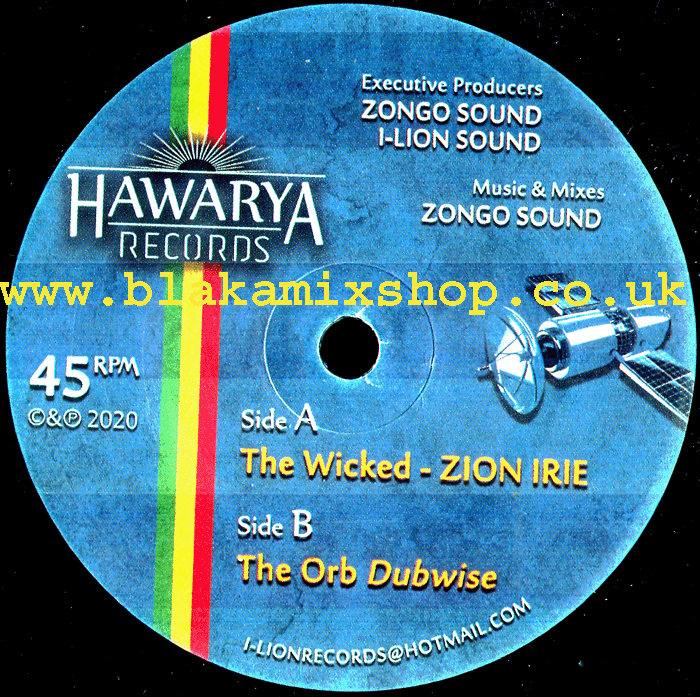 7" The Wicked/Ver4sion ZION IRIE