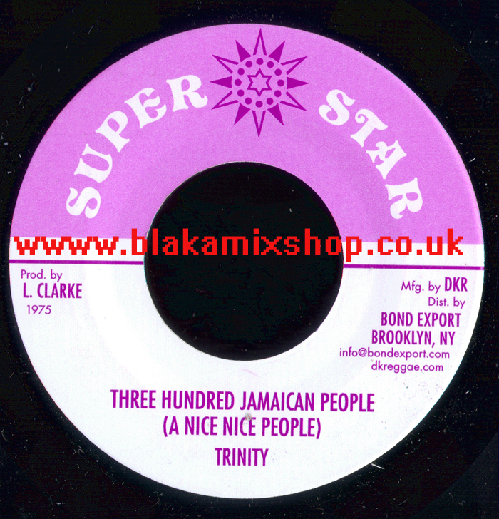 7" Three Hundred Jamaican People/Super Dub LLOYD CLARKE