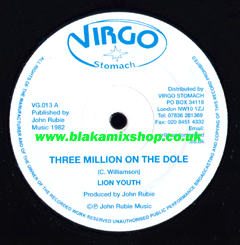 12" Three Million On The Dole/Version LION YOUTH