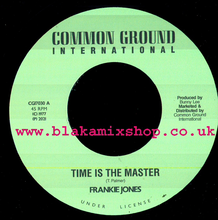 7" Time Is The Master/A Stepping Mood FRANKIE JONES