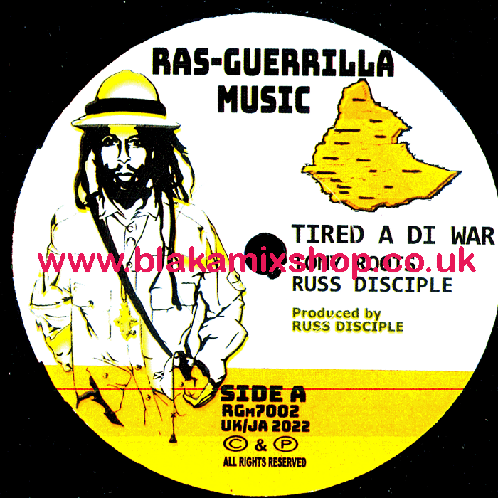 7" Tired A Di War/Dub TONY ROOTS/RUSS DISCIPLES