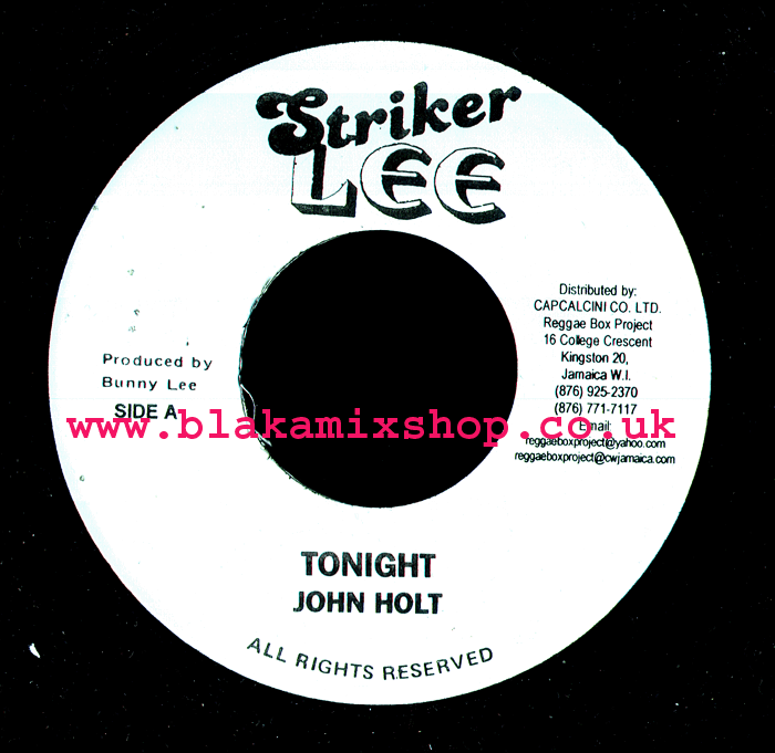 7" Tonight/Winter World Of Love JOHN HOLT