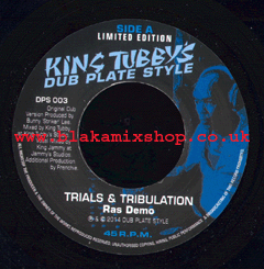 7" Trials & Tribulation/Dub - RAS DEMO