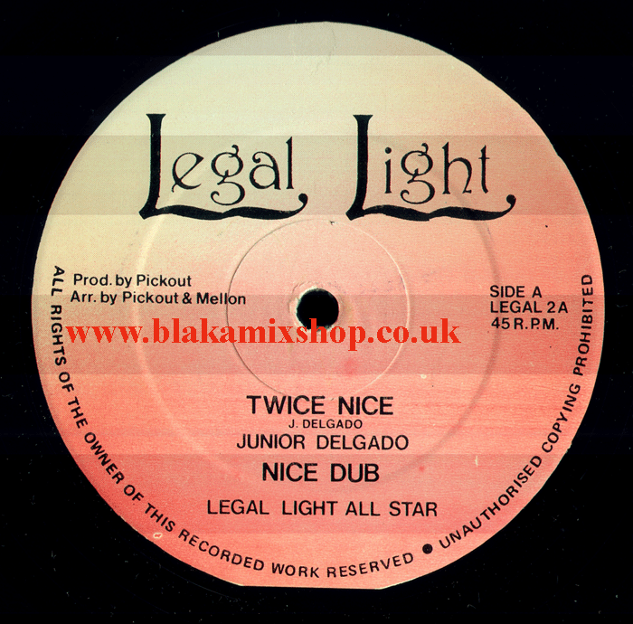 12" Twice Nice/Twice Nice [Original Mix] JUNIOR DELGADO