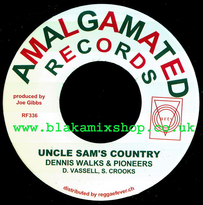 7" Uncle Sam's Country/The Hippys Are Here DENNIS WALKS & PION